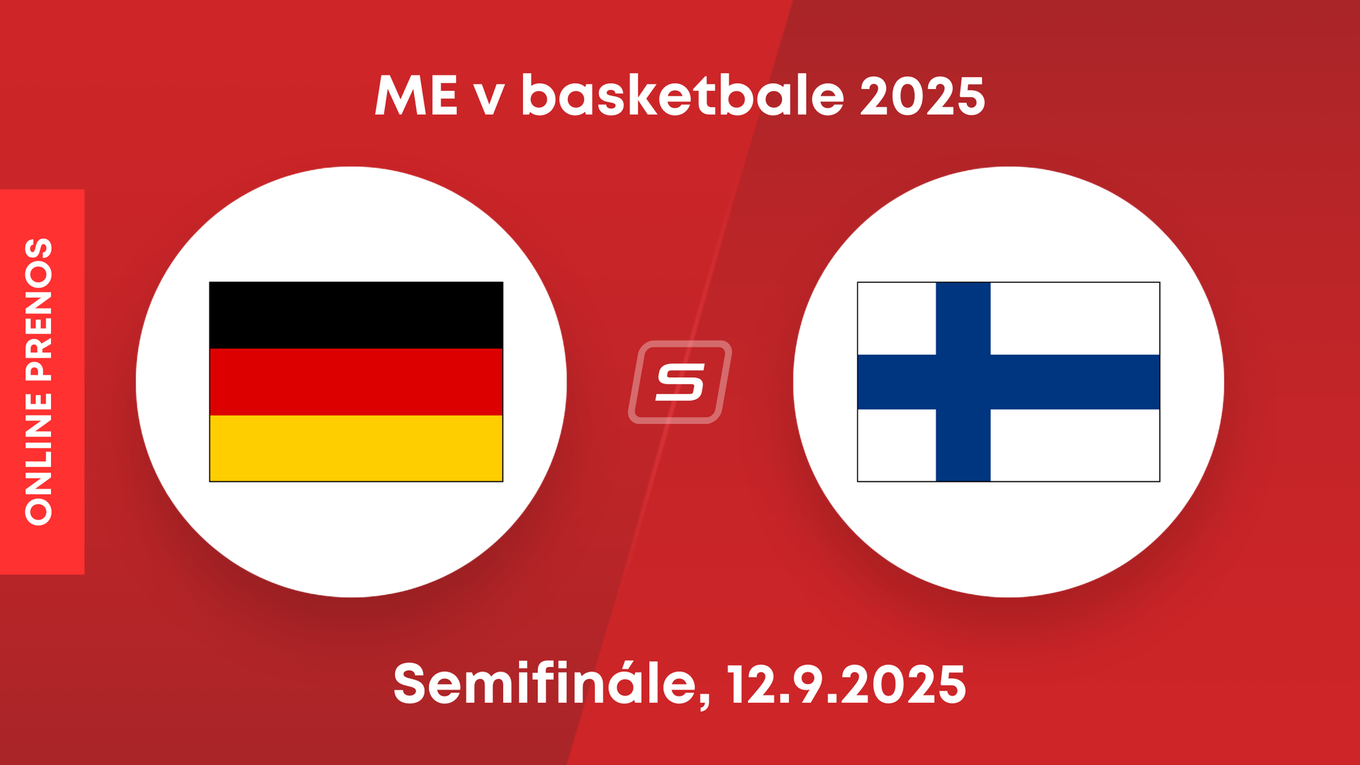 Nemecko - Fínsko: ONLINE prenos zo semifinále ME v basketbale 2025. 