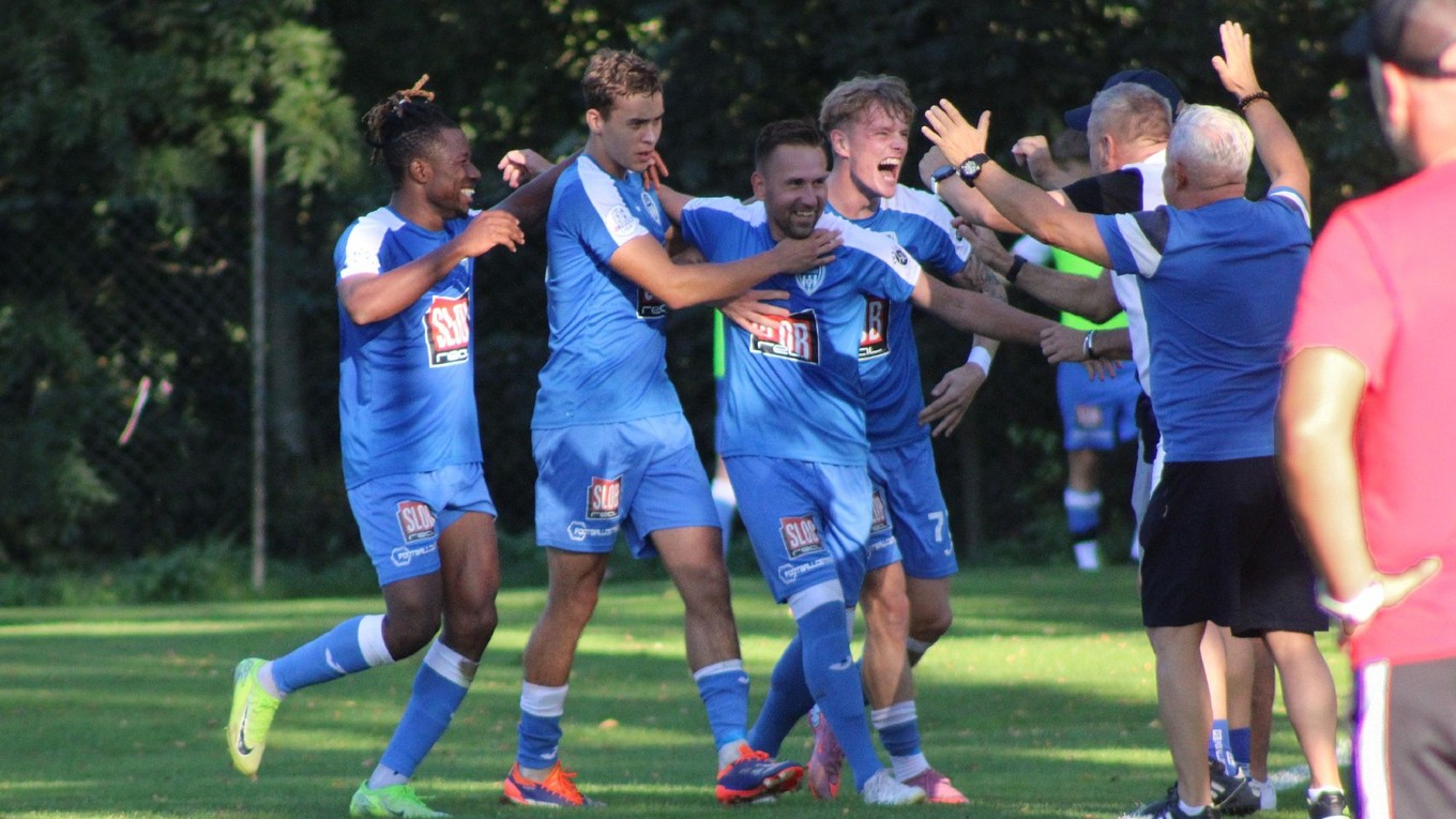 Radosť hráčov FK Podkonice.