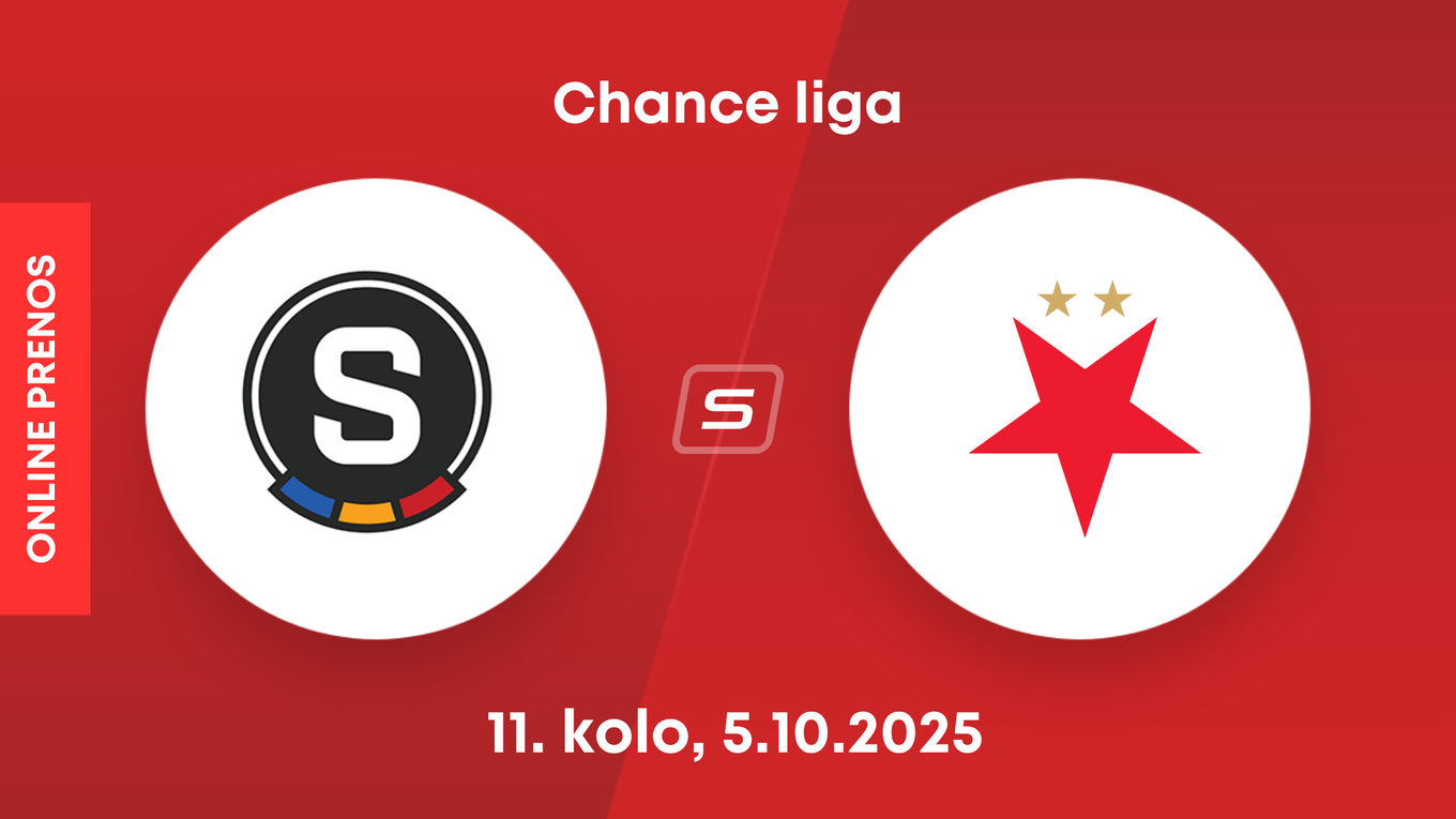 AC Sparta Praha - SK Slavia Praha: ONLINE prenos zo zápasu Chance ligy.