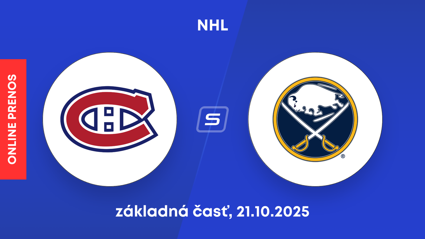 Montreal Canadiens - Buffalo Sabres: ONLINE prenos zo zápasu NHL.