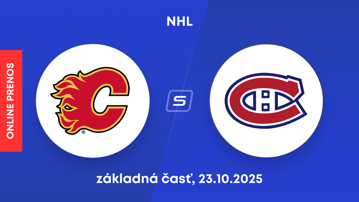 Calgary Flames - Montreal Canadiens: ONLINE prenos zo zápasu NHL.
