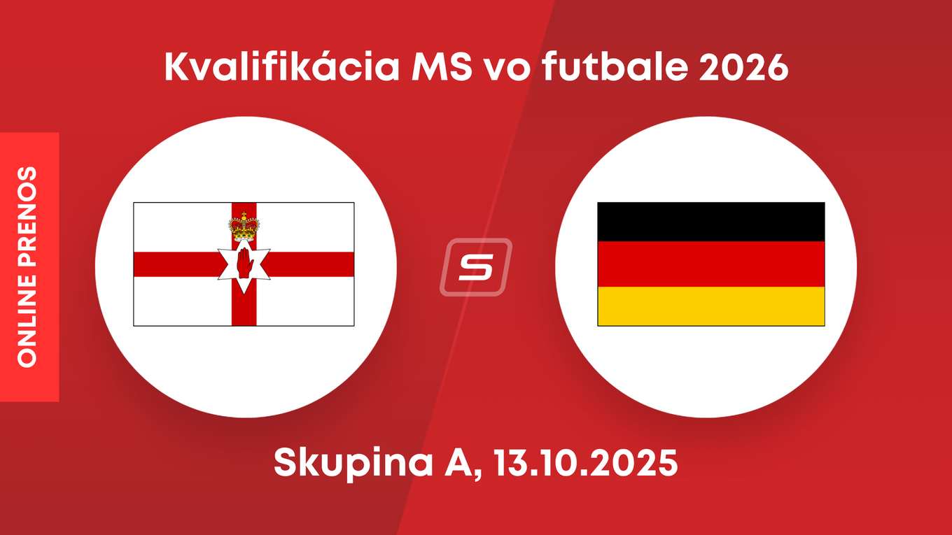 Severné Írsko - Nemecko: ONLINE prenos zo zápasu kvalifikácie MS 2026