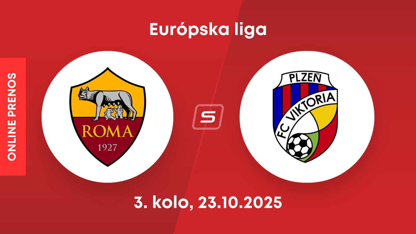 AS Rím - Viktoria Plzeň: ONLINE prenos zo zápasu 3. kola ligovej fázy Európskej ligy.