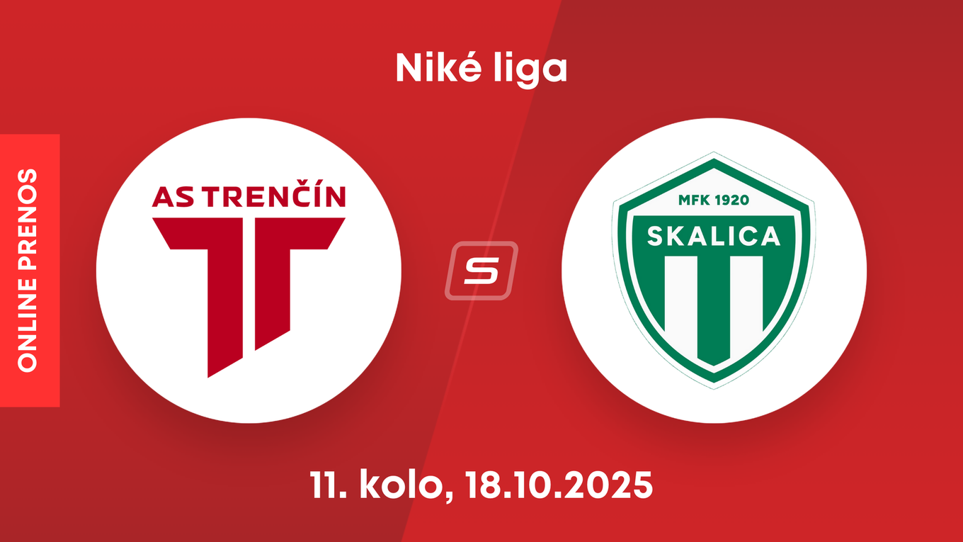 AS Trenčín - MFK Skalica: ONLINE prenos zo zápasu 11. kola Niké ligy.