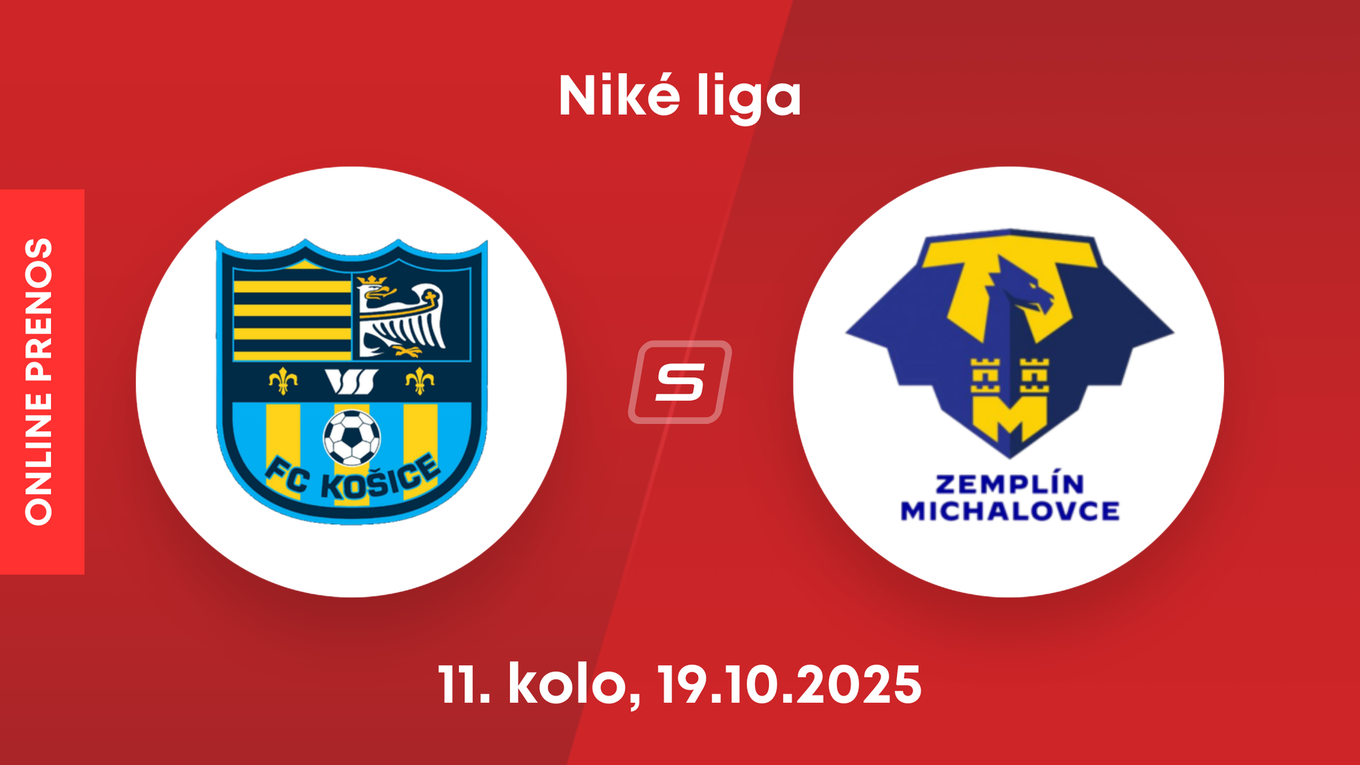 FC Košice - MFK Zemplín Michalovce: ONLINE prenos zo zápasu 11. kola Niké ligy.
