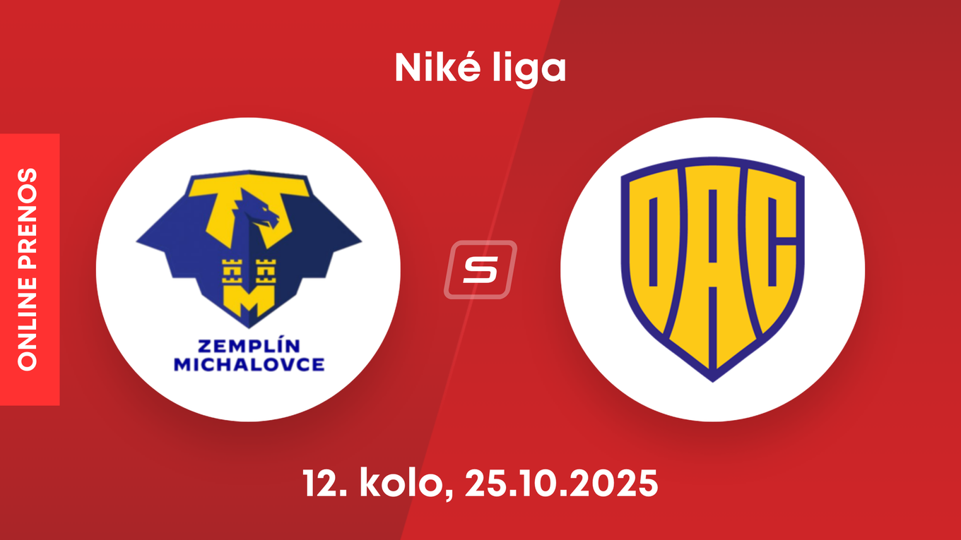 MFK Zemplín Michalovce - FC DAC Dunajská Streda: ONLINE prenos zo zápasu 12. kola Niké ligy.