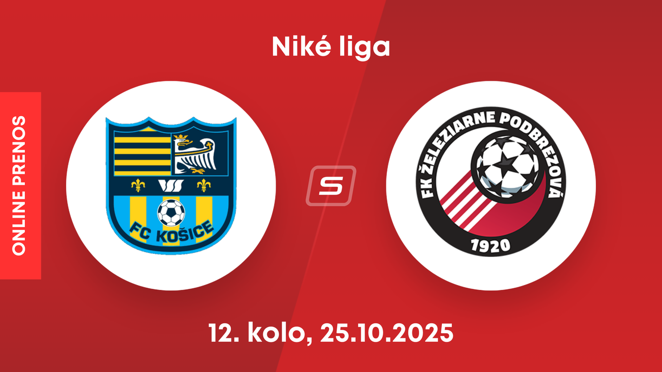 FC Košice - FK Železiarne Podbrezová: ONLINE prenos zo zápasu 12. kola Niké ligy.