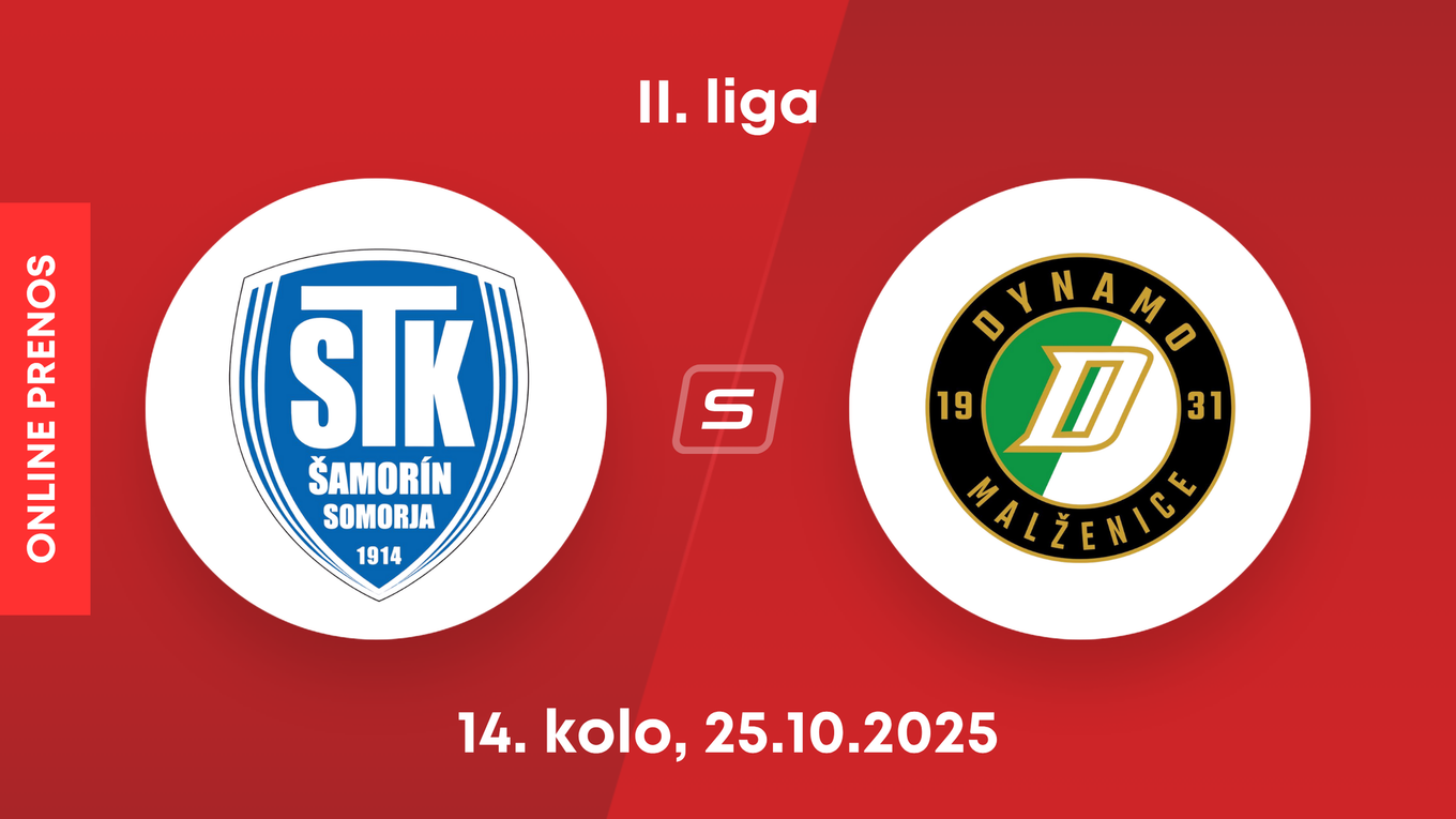 FC ŠTK 1914 Šamorín - OFK Malženice: ONLINE prenos zo zápasu 14. kola II. ligy.