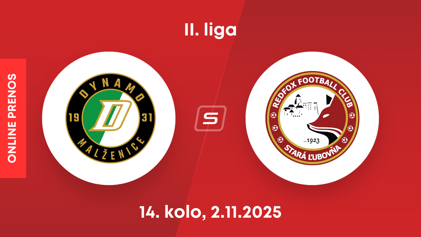 OFK Malženice - Stará Ľubovňa Redfox Football Club: ONLINE prenos zo zápasu 15. kola II. ligy.