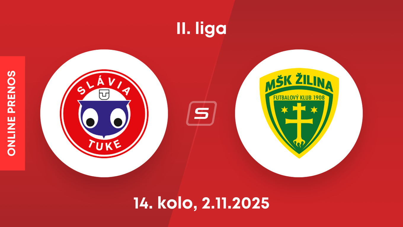 Slávia TU Košice - Slávia TU Košice: ONLINE prenos zo zápasu 15. kola II. ligy.