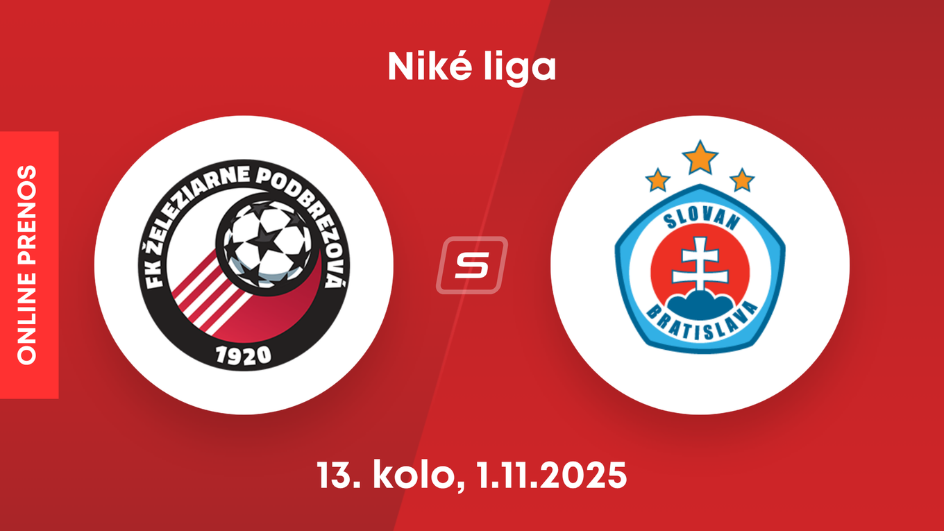 FK Železiarne Podbrezová - ŠK Slovan Bratislava: ONLINE prenos zo zápasu 13. kola Niké ligy.