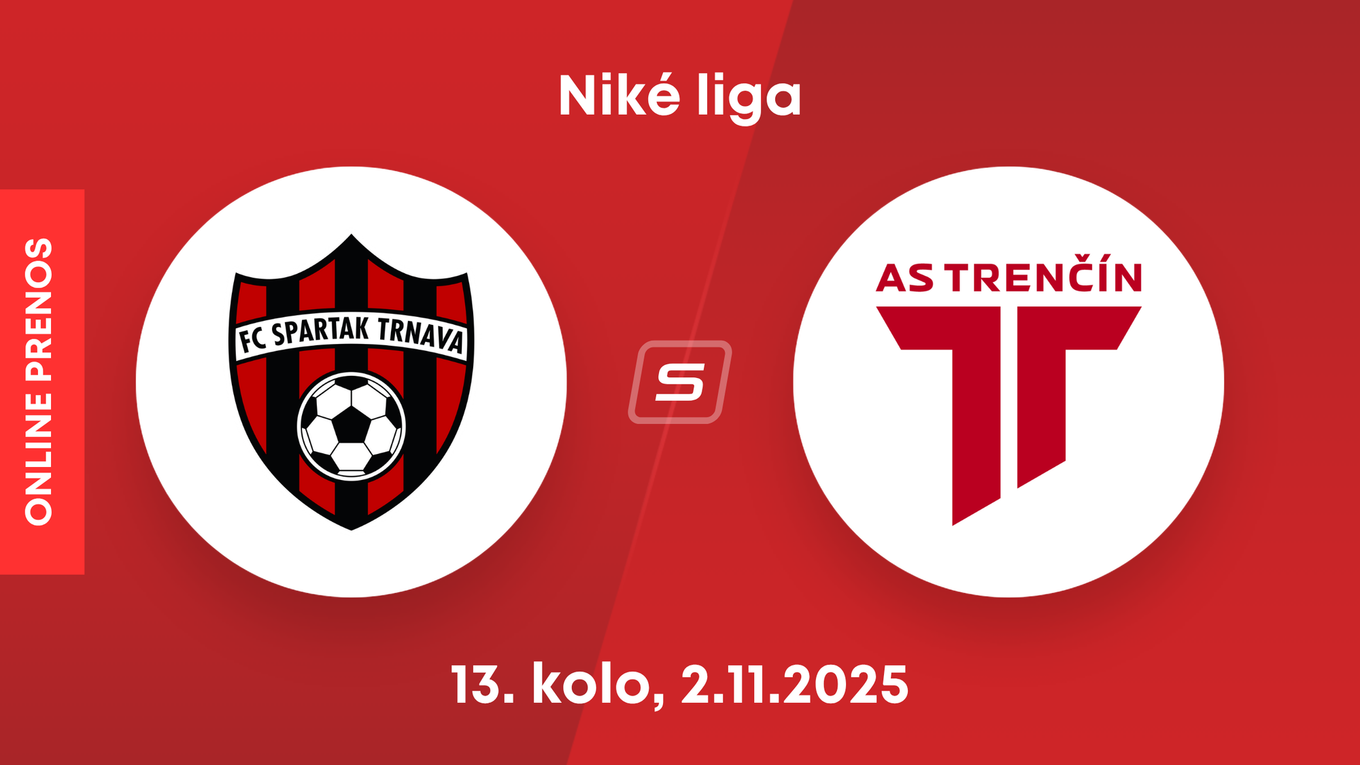 FC Spartak Trnava - AS Trenčín: ONLINE prenos zo zápasu 13. kola Niké ligy.