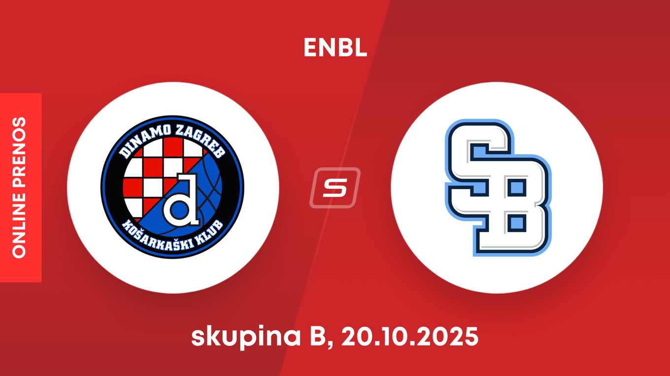 KK Dinamo Záhreb - BC Slovan Bratislava: LIVE STREAM zo zápasu ENBL