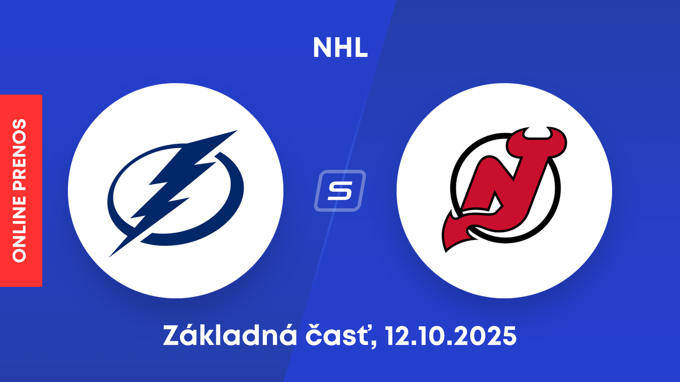 Tampa Bay Lightning - New Jersey Devils: ONLINE prenos zo zápasu NHL.