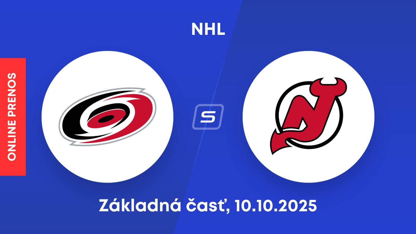 Carolina Hurricanes - New Jersey Devils: ONLINE prenos zo zápasu NHL.