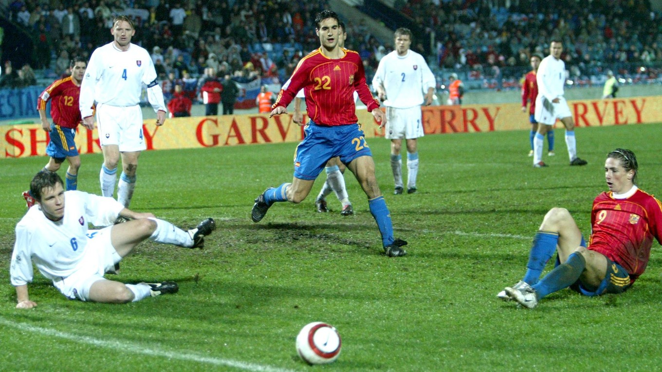 Zápas Slovensko vs Španielsko, baráž  - rok 2005. 