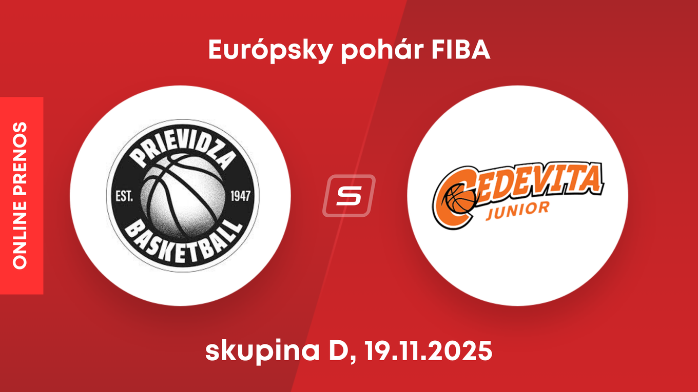 BC Prievidza - KK Cedevita Junior: LIVE STREAM zo zápasu Európskeho pohára FIBA.