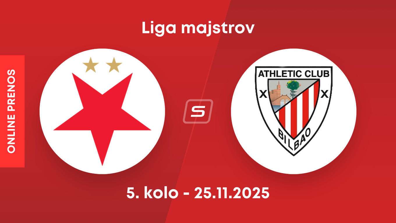 SK Slavia Praha - Athletic Club Bilbao: ONLINE prenos zo zápasu 5. kola ligovej fázy Ligy majstrov. 
