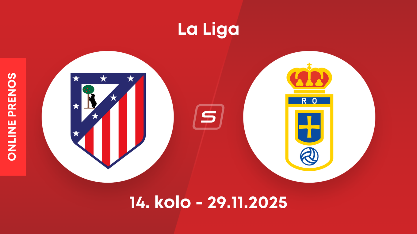 Atlético Madrid - Real Oviedo: ONLINE prenos zo 14. kola La Ligy.