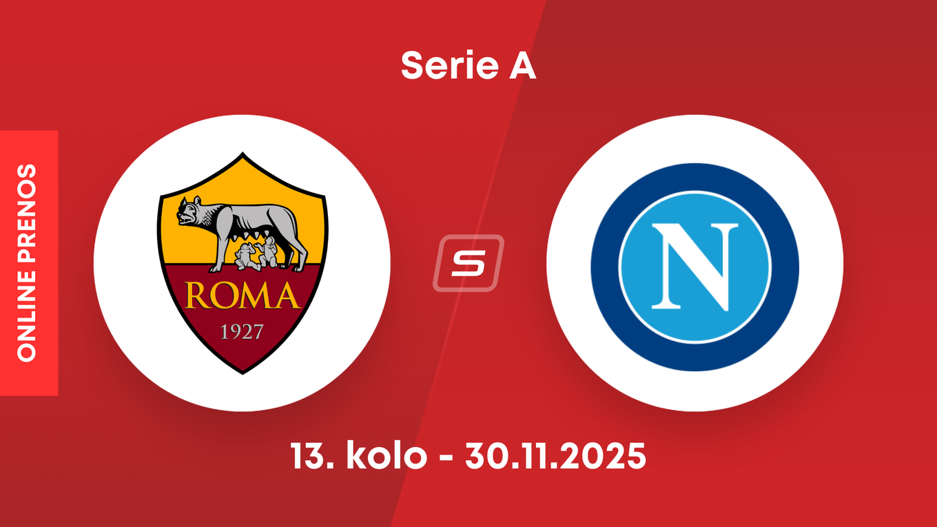 AS Rím - SSC Neapol: ONLINE prenos z 13. kola Serie A.