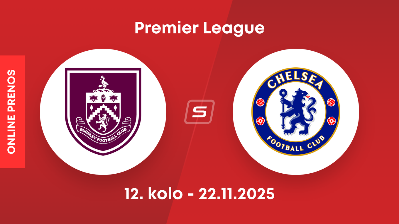 Burnley FC - Chelsea FC: ONLINE prenos z 12. kola Premier League.