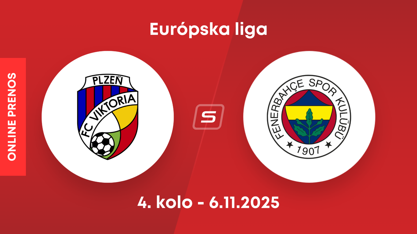 FC Viktoria Plzeň - Fenerbahce Istanbul: ONLINE prenos zo zápasu 4. kola ligovej fázy Európskej ligy.