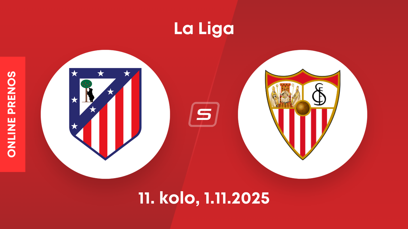 Atlético Madrid - FC Sevilla: ONLINE prenos zo 11. kola La Ligy.