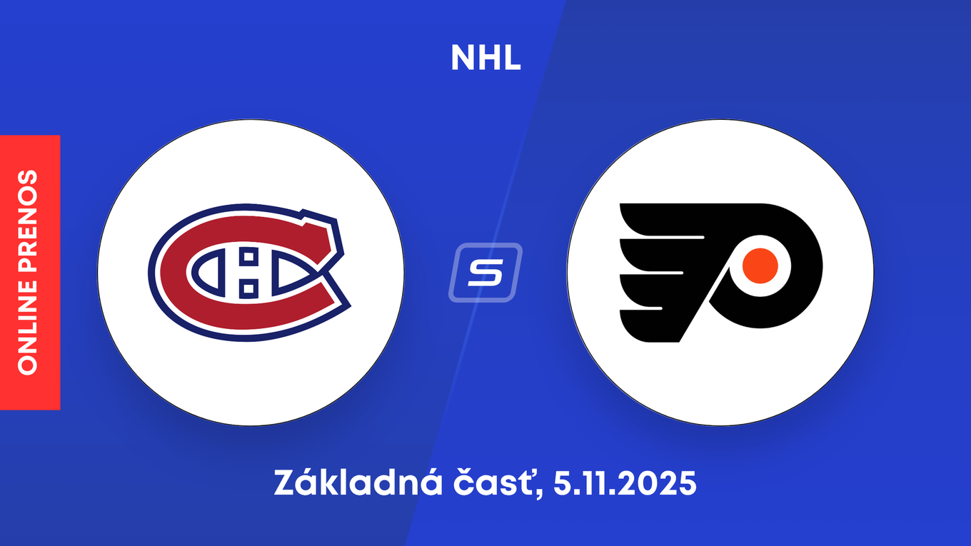 Montreal Canadiens - Philadelphia Flyers: ONLINE prenos zo zápasu NHL.