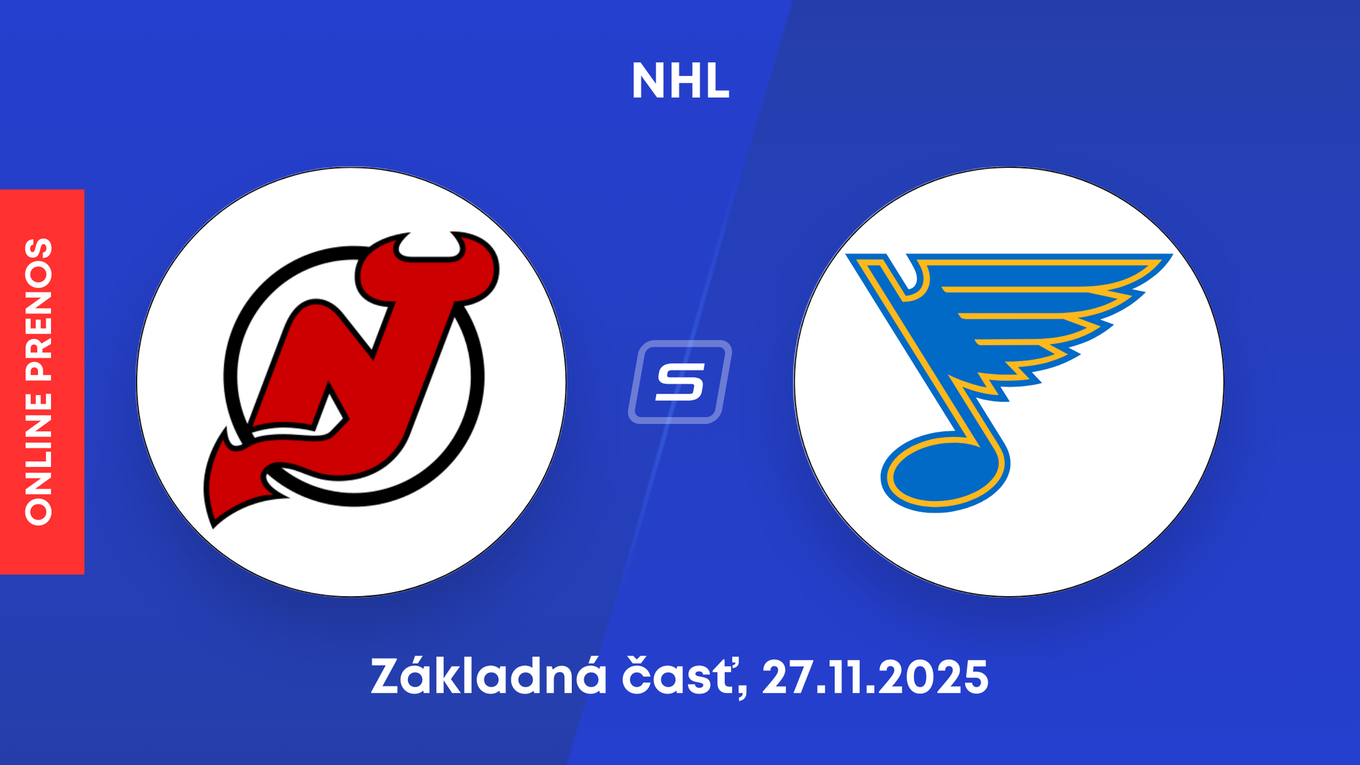New Jersey Devils - St. Louis Blues: ONLINE prenos zo zápasu NHL.