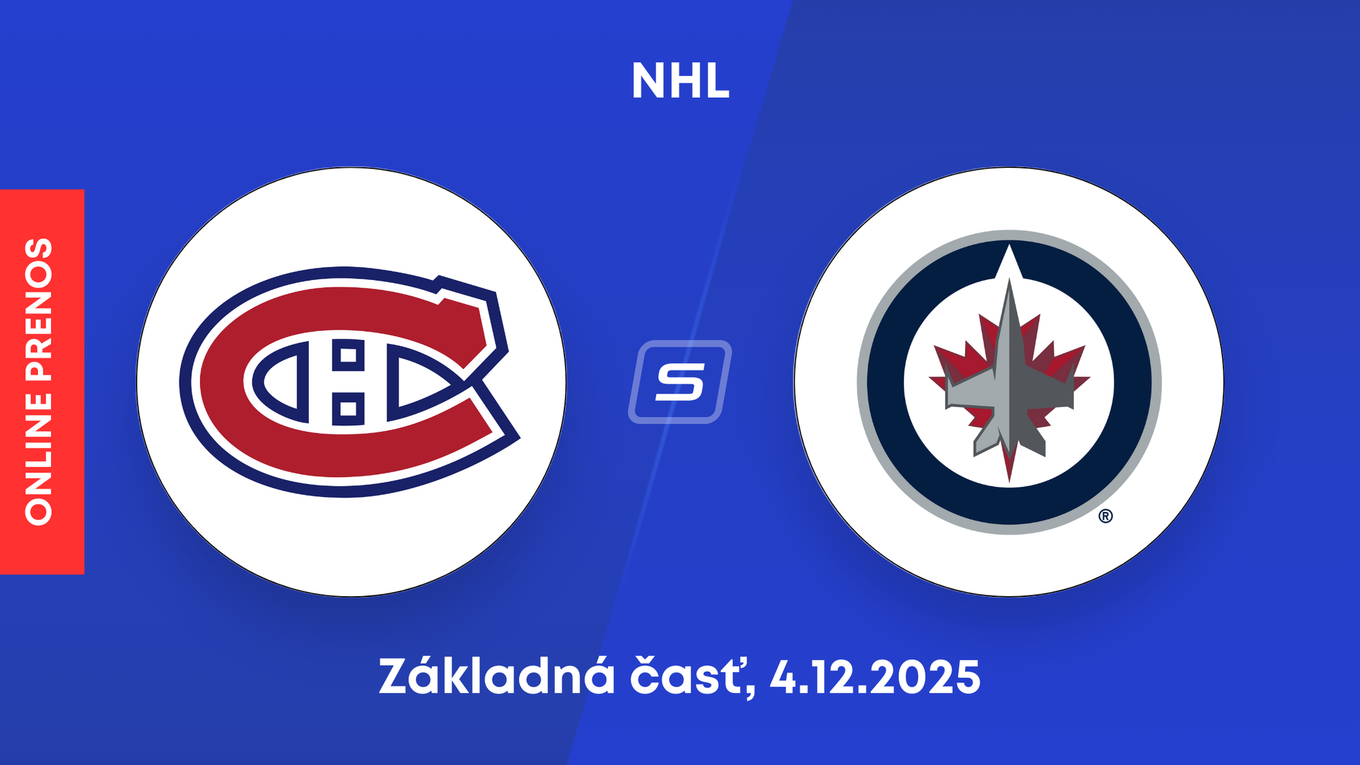 Montreal Canadiens - Winnipeg Jets: ONLINE prenos zo zápasu NHL.