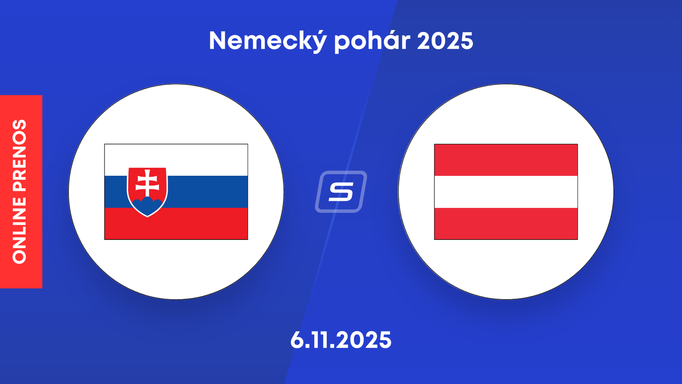 Slovensko vs. Rakúsko: ONLINE prenos zo zápasu na turnaji Nemecký pohár 2025.