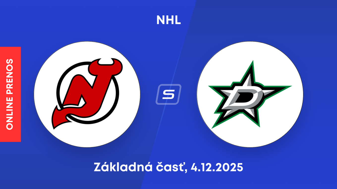 New Jersey Devils - Dallas Stars: ONLINE prenos zo zápasu NHL.