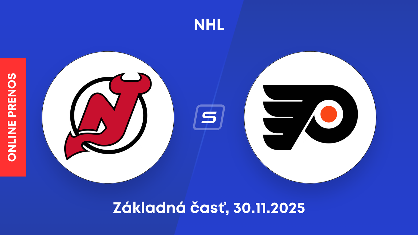 New Jersey Devils - Philadelphia Flyers: ONLINE prenos zo zápasu NHL.
