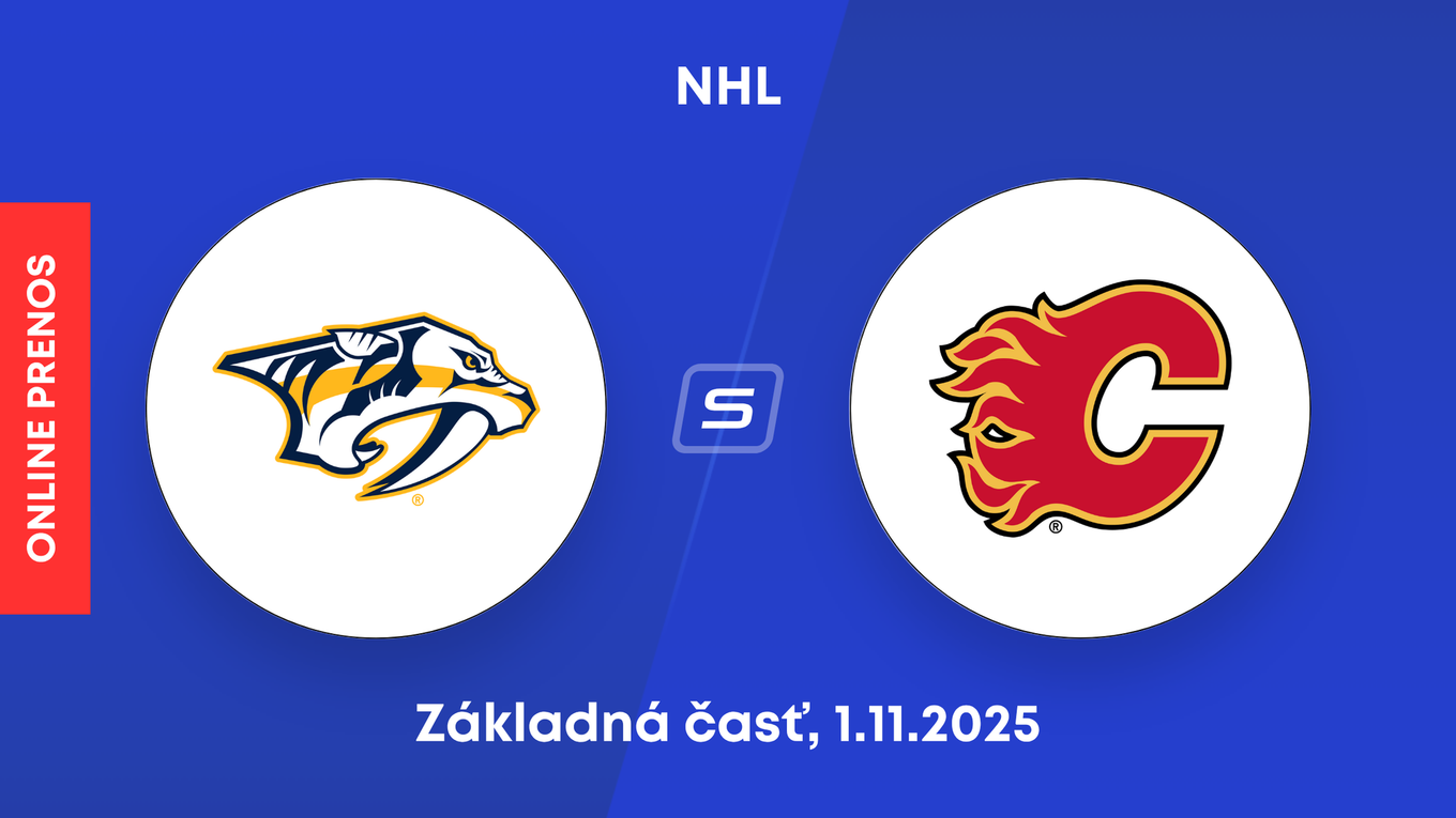 Nashville Predators - Calgary Flames: ONLINE prenos zo zápasu NHL.