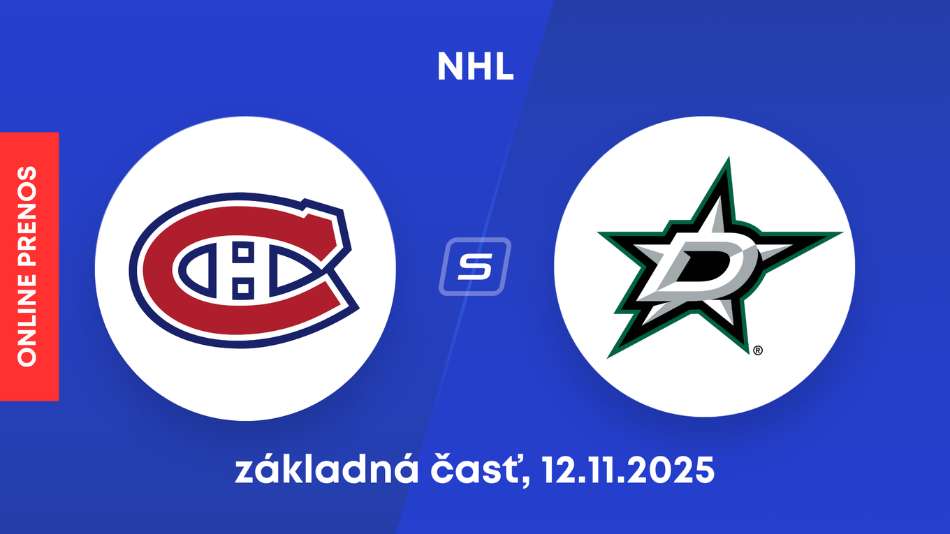 Montreal Canadiens - Dallas Stars: ONLINE prenos zo zápasu NHL.