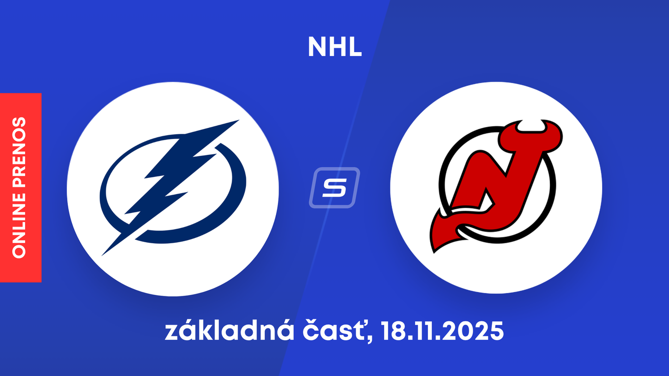 Tampa Bay Lightning - New Jersey Devils: ONLINE prenos zo zápasu NHL.
