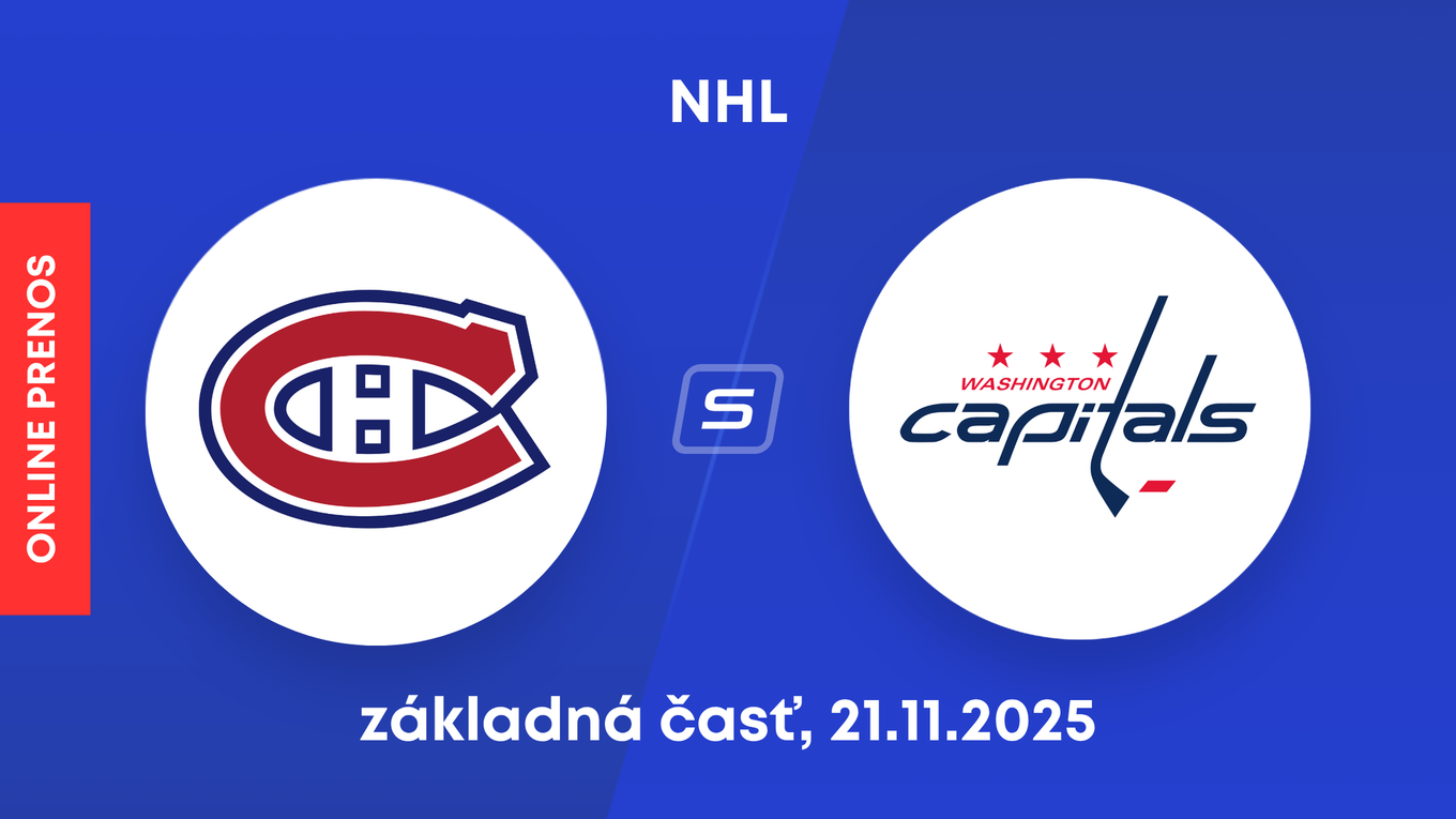 Montreal Canadiens - Washington Capitals: ONLINE prenos zo zápasu NHL.