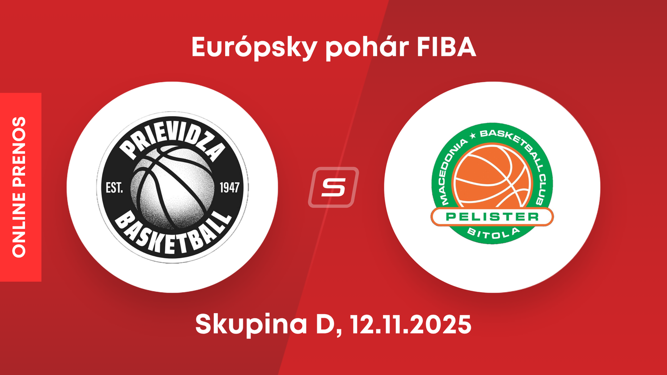 BC Prievidza - KK Pelister: LIVE STREAM zo zápasu Európskeho pohára FIBA.