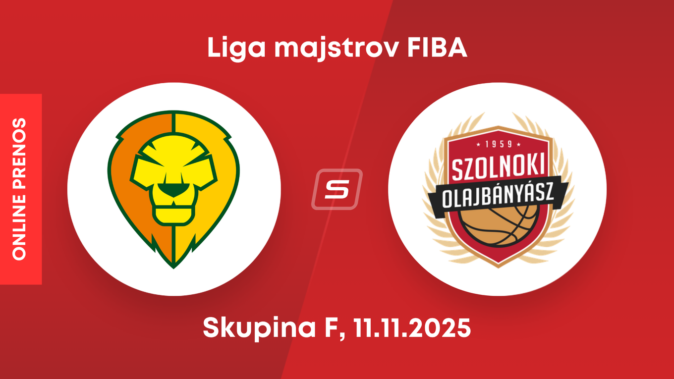 Patrioti Levice - Szolnoki Olaj KK: ONLINE prenos zo zápasu skupiny F Ligy majstrov.