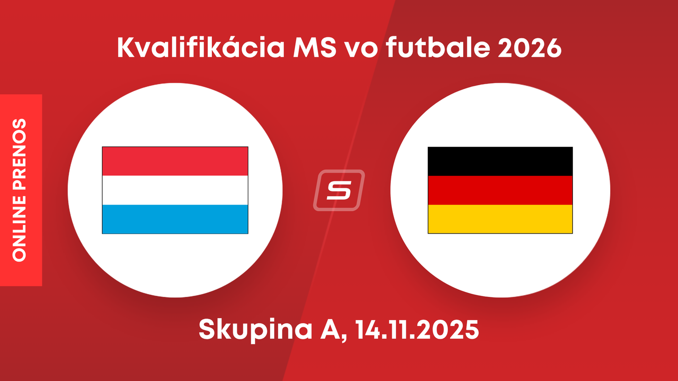 Luxembursko - Nemecko: ONLINE prenos zo zápasu kvalifikácie MS 2026