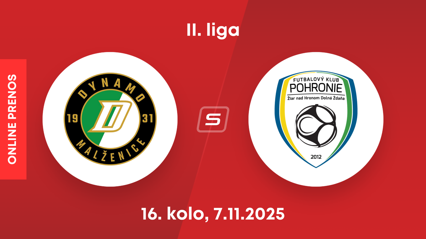 OFK Malženice - FK Pohronie: ONLINE prenos zo zápasu 16. kola II. ligy.