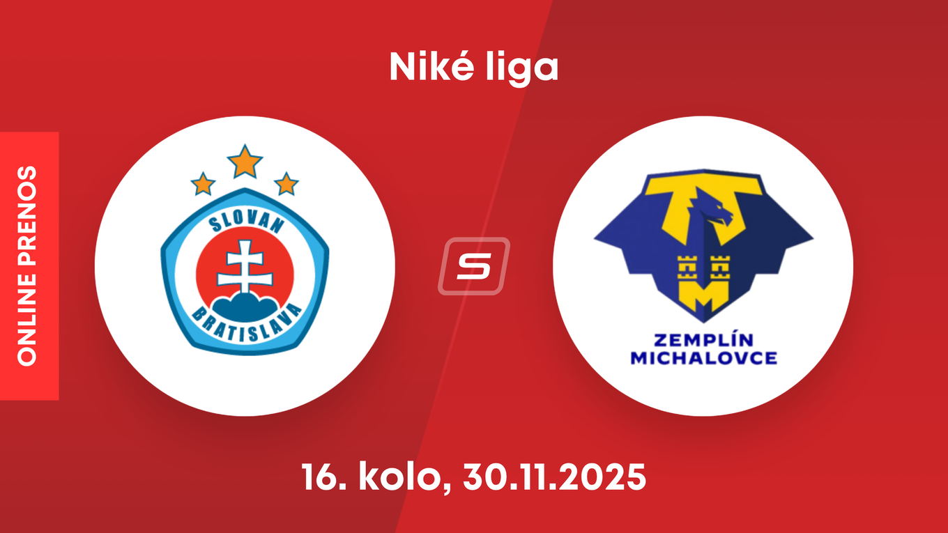 ŠK Slovan Bratislava - MFK Zemplín Michalovce: ONLINE prenos zo zápasu 16. kola Niké ligy.