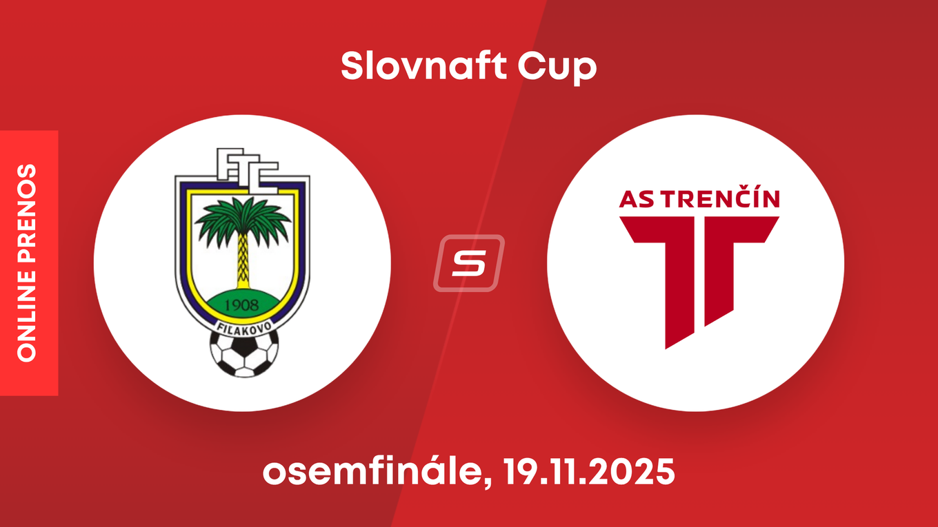 FTC Fiľakovo - AS Trenčín: ONLINE prenos zo zápasu osemfinále Slovnaft Cupu.