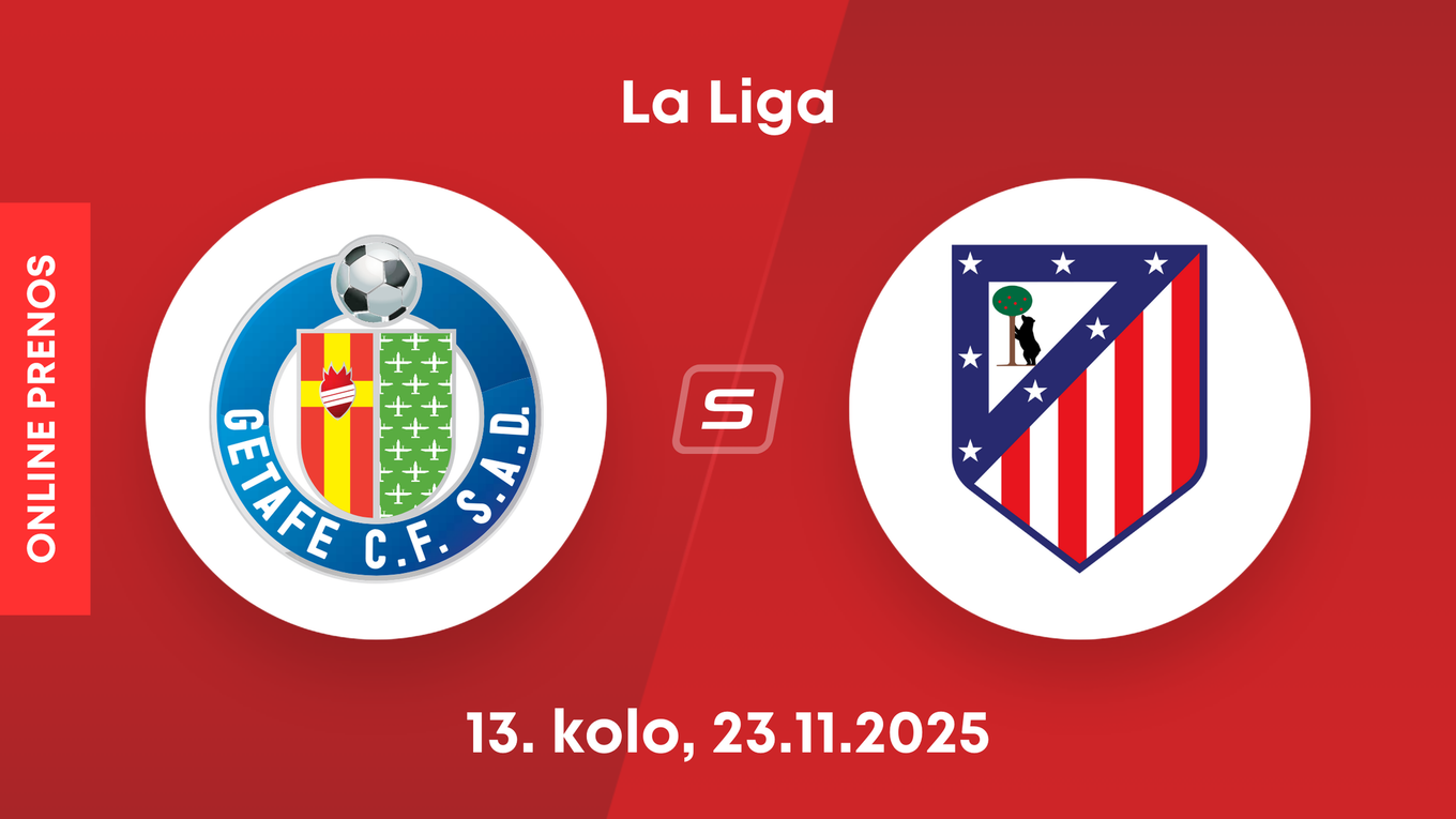 Getafe CF - Atlético Madrid: ONLINE prenos zo 13. kola La Ligy.