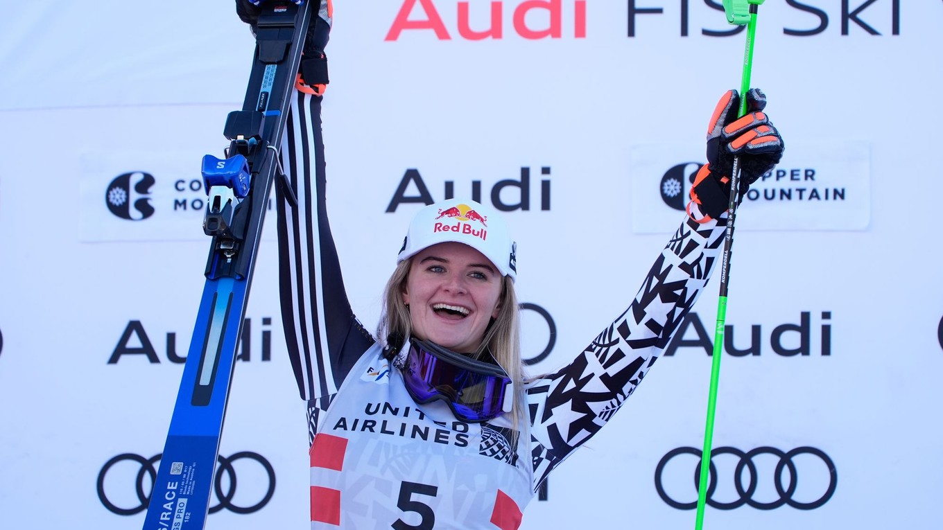 Alice Robinsonová vyhrala posledný obrovský slalom v Copper Mountain. 