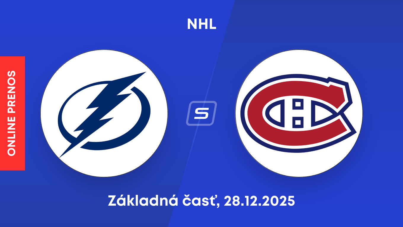 Tampa Bay Lightning - Montreal Canadiens: ONLINE prenos zo zápasu NHL.