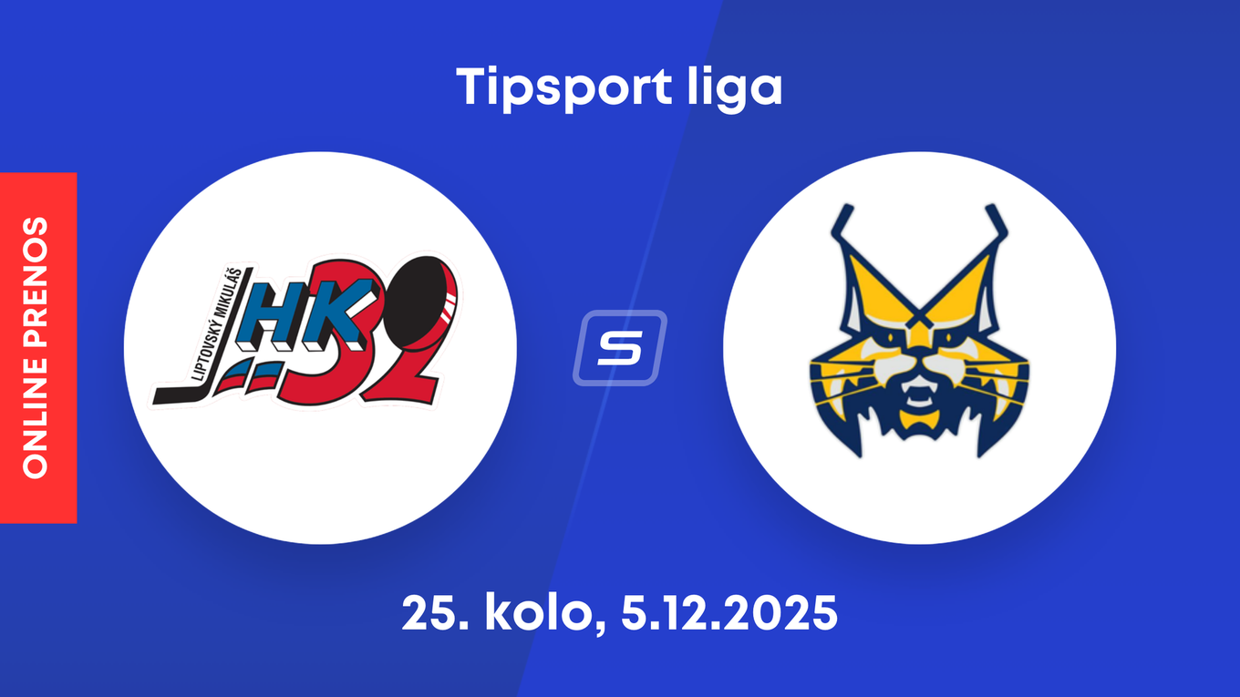 Hk 32 Liptovský Mikuláš - HK Spišská Nová Ves: ONLINE prenos zo zápasu 25. kola Tipsport ligy.