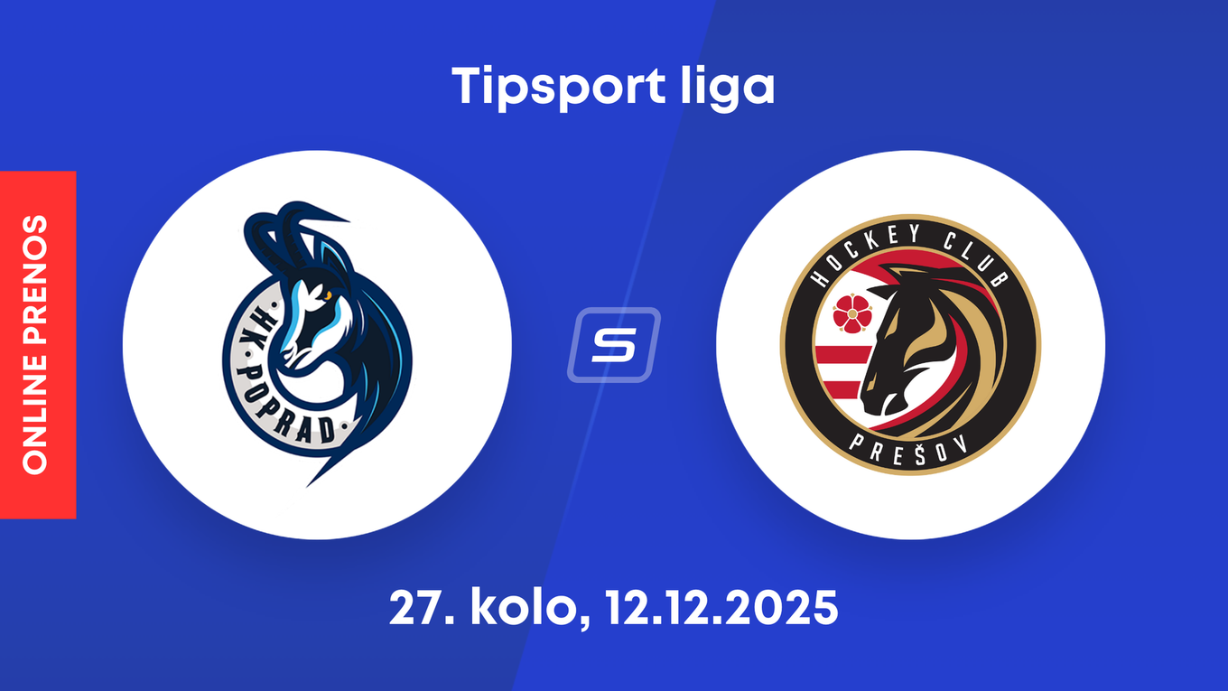 HK Poprad - HC Prešov: ONLINE prenos zo zápasu 27. kola Tipsport ligy.