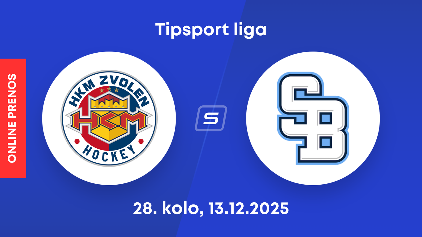 HKM Zvolen - HC Slovan Bratislava: ONLINE prenos zo zápasu 28. kola Tipsport ligy.