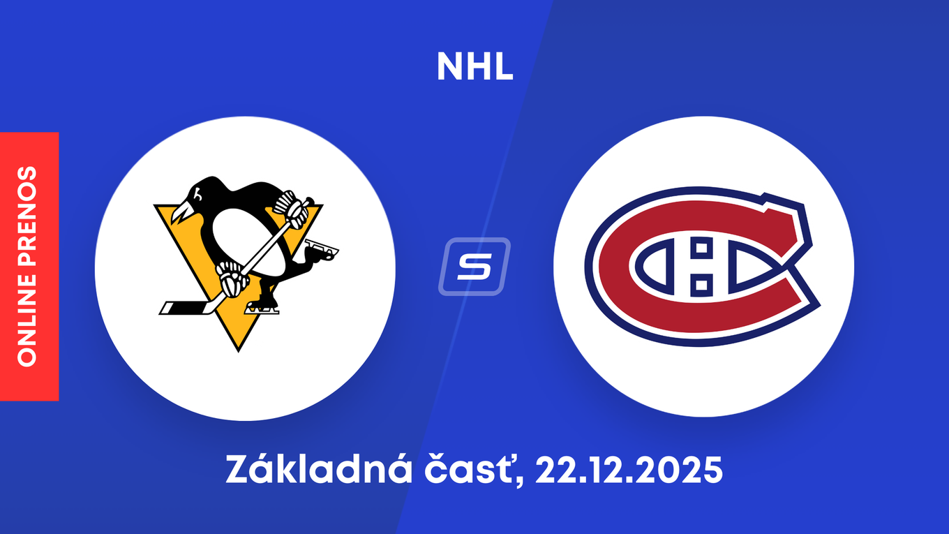 Pittsburgh Penguins - Montreal Canadiens: ONLINE prenos zo zápasu NHL.
